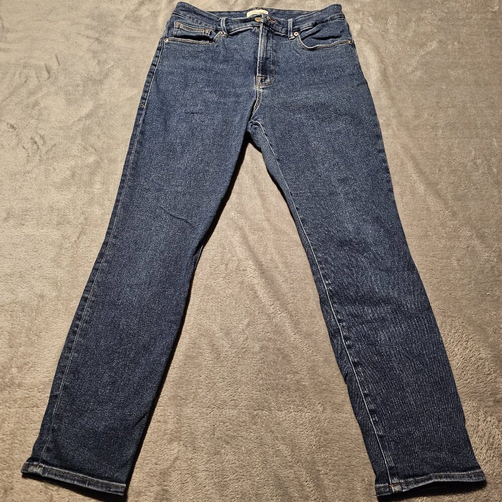 Good American Women's Good Legs Crop Skinny Jeans